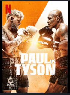 High Quality Netflix Paul vs Tyson cover Blank Meme Template