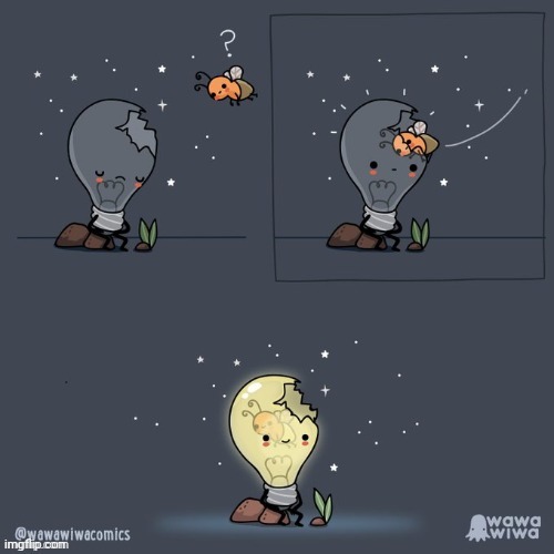 Lightbulb crash | image tagged in lightbulb,light,bulb,bug,comics,comics/cartoons | made w/ Imgflip meme maker