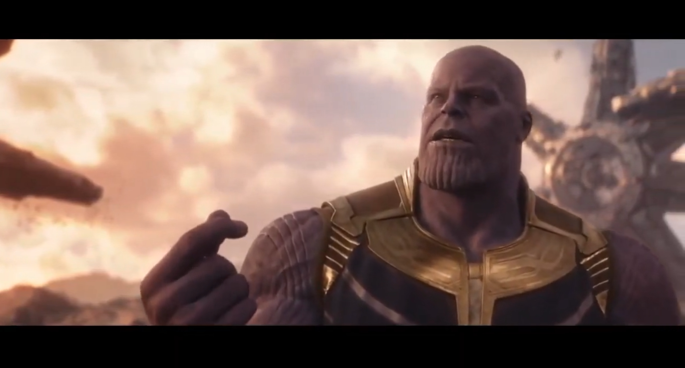 Thanos calls it mercy Blank Meme Template