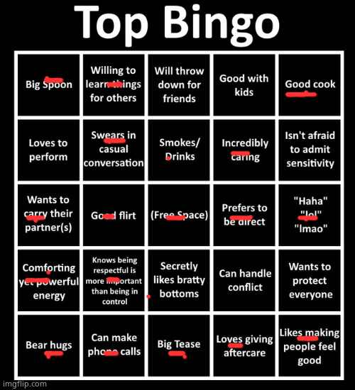 Yippee | image tagged in top bingo | made w/ Imgflip meme maker