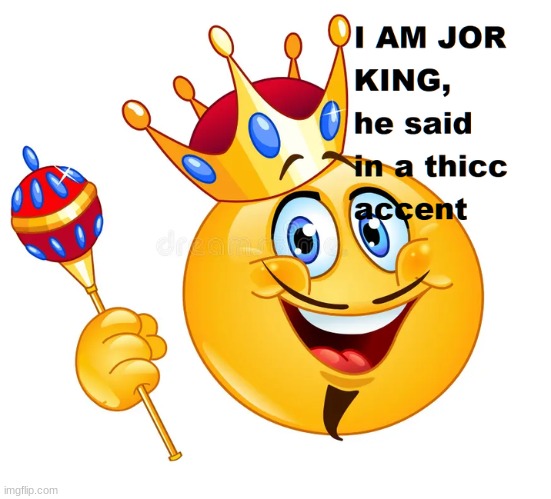 he is not my king | image tagged in gifs,memes,funny,shitpost,jorking,you have been eternally cursed for reading the tags | made w/ Imgflip meme maker