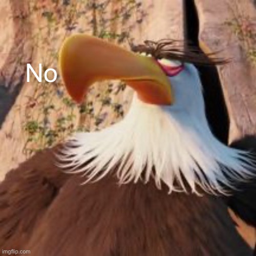 Mighty Eagle | No | image tagged in mighty eagle | made w/ Imgflip meme maker