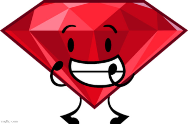 BFDI Ruby | image tagged in bfdi ruby | made w/ Imgflip meme maker