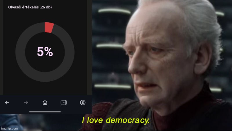 I love democracy | image tagged in i love democracy | made w/ Imgflip meme maker