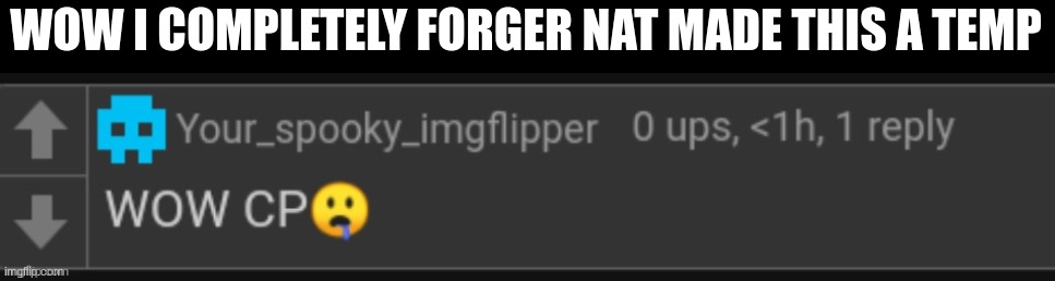 whyyyyyyyy | WOW I COMPLETELY FORGER NAT MADE THIS A TEMP | image tagged in cp imgflipper | made w/ Imgflip meme maker