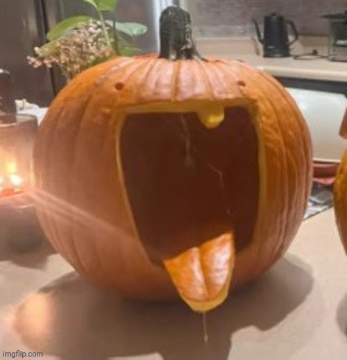 Freaky pumpkin | image tagged in freaky pumpkin | made w/ Imgflip meme maker