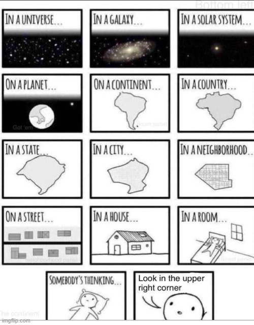 I remember this being on an episode of Emkay | image tagged in in a universe in a galaxy person thinking | made w/ Imgflip meme maker