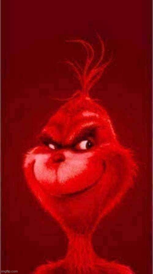 Red Grinch | image tagged in red grinch | made w/ Imgflip meme maker