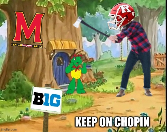 Rutgers vs Maryland meme | image tagged in memes,college football,football,sports | made w/ Imgflip meme maker