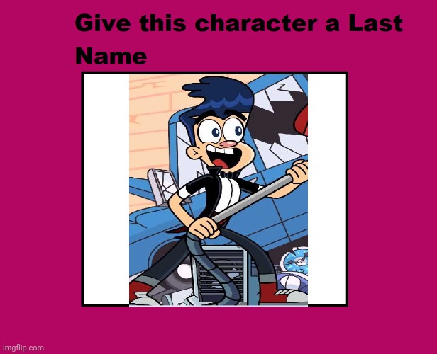 Give Harry a Last Name | image tagged in give this character a last name,harry and bunnie,magician,teenage boy,harry | made w/ Imgflip meme maker