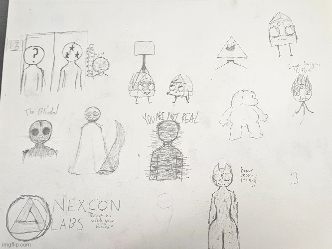 Random sketches | made w/ Imgflip meme maker