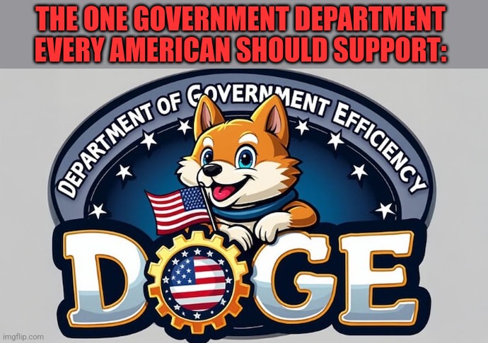 ELON AND VIVEK ARE GONNA DRAIN THE SWAMP! | THE ONE GOVERNMENT DEPARTMENT EVERY AMERICAN SHOULD SUPPORT: | image tagged in elon musk,government,drain the swamp,politics,doge | made w/ Imgflip meme maker