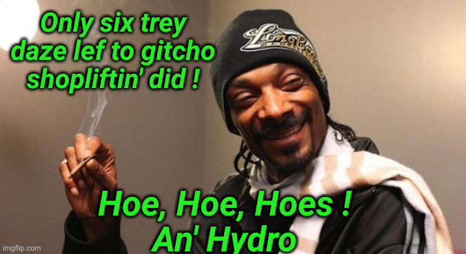 Robbitall Is Almost Here ! | Only six trey daze lef to gitcho shopliftin' did ! Hoe, Hoe, Hoes !
An' Hydro | image tagged in political meme,politics,funny,funny memes,thieves,athiest | made w/ Imgflip meme maker