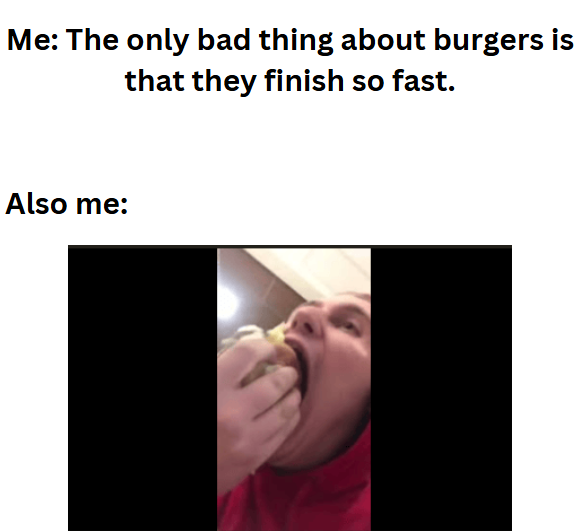 burger Blank Meme Template