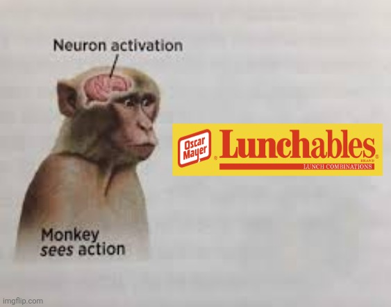 Lunchables | image tagged in neuron activation,lunchables,memes | made w/ Imgflip meme maker