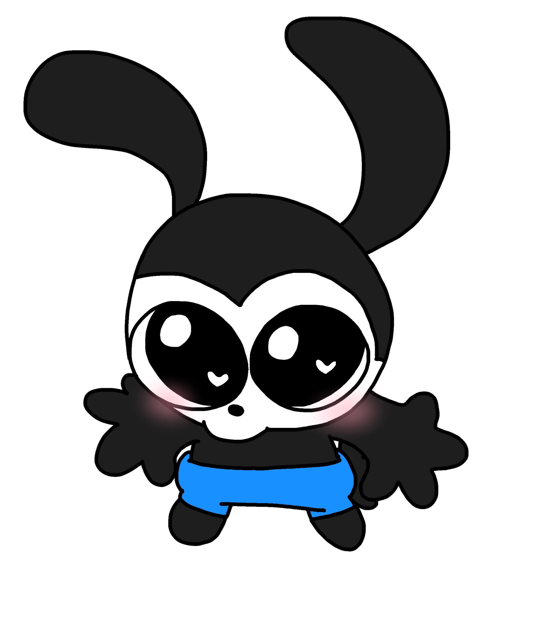 Oswald The Lucky Tiny Rabbit Blank Meme Template