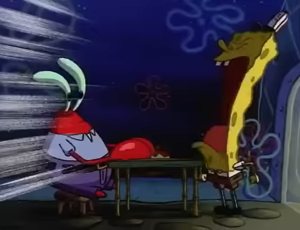 Mr Krabs! I Want To Go To Bed! Blank Meme Template