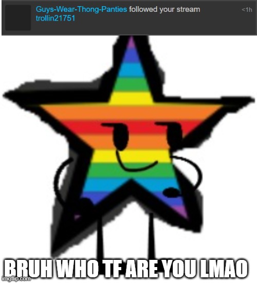 bruh | BRUH WHO TF ARE YOU LMAO | image tagged in troll21751 | made w/ Imgflip meme maker