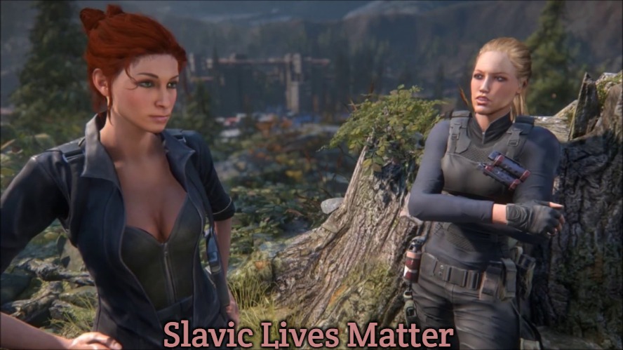 Ghost Sniper 3 | Slavic Lives Matter | image tagged in ghost sniper 3,slavic | made w/ Imgflip meme maker