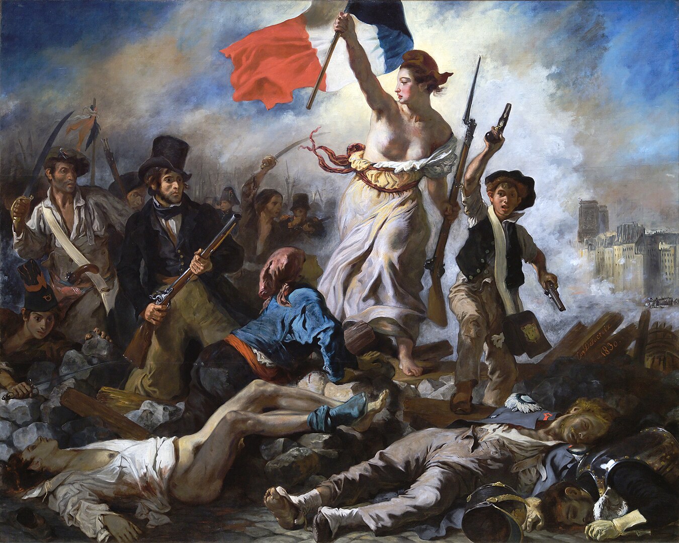 La Liberté Guidant Le Peuple Blank Meme Template