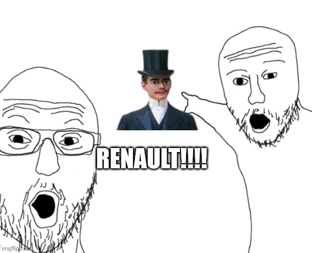 Renault | RENAULT!!!! | image tagged in nerds point | made w/ Imgflip meme maker