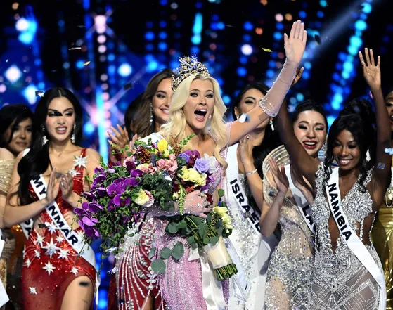 Miss Universe 2024 Blank Meme Template