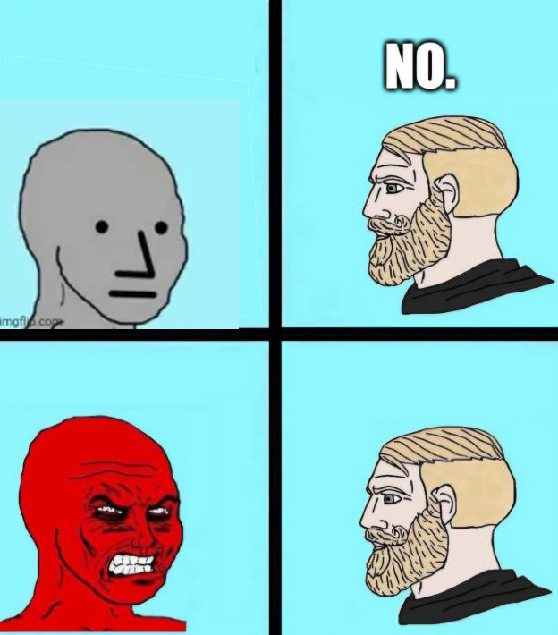 NPC madder Blank Meme Template