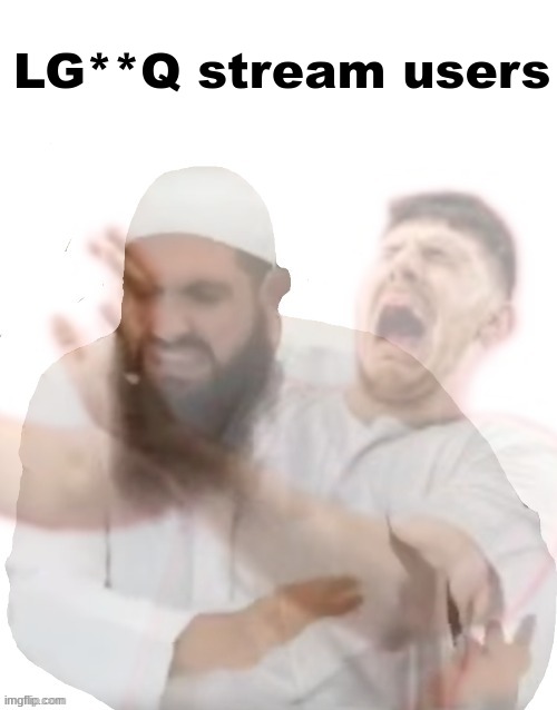 ew brother ew | LG**Q stream users | image tagged in ew brother ew | made w/ Imgflip meme maker