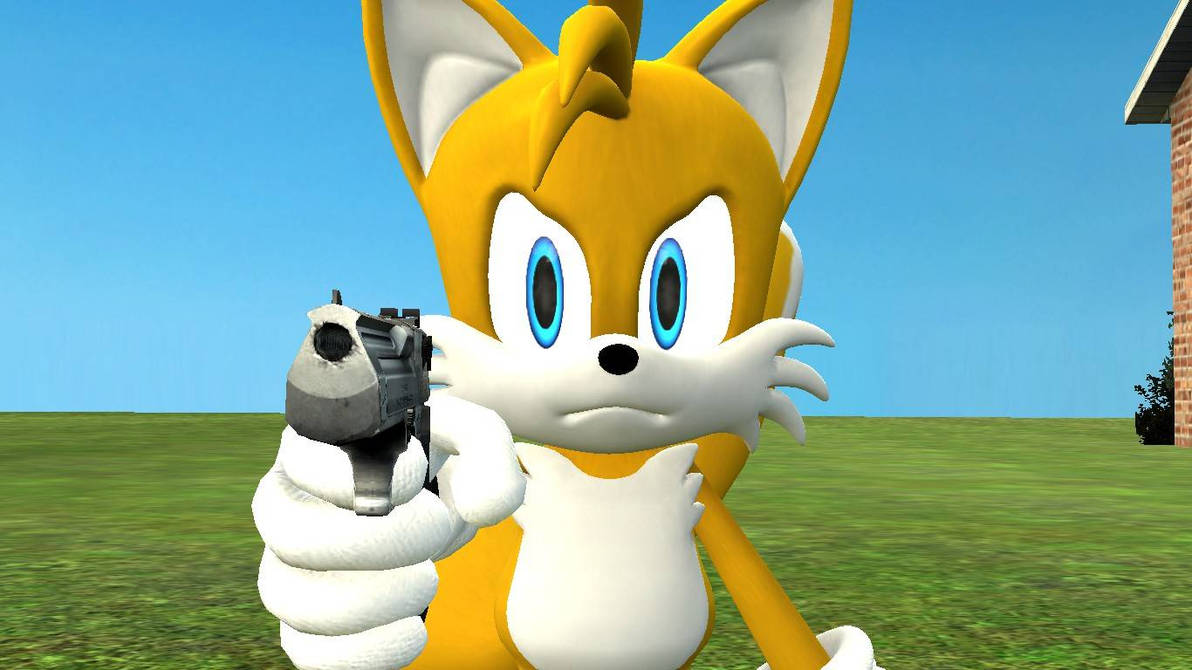 Tails with a Gun Blank Meme Template