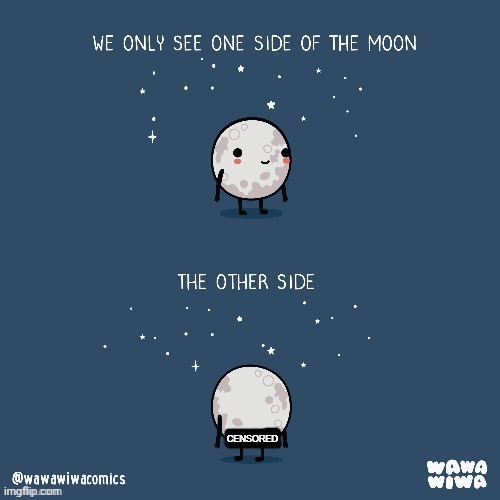 Mooning | image tagged in moon,mooning,moons,censored,comics,comics/cartoons | made w/ Imgflip meme maker