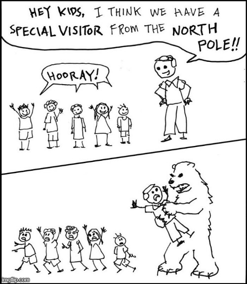 Welcome to the North Pole | image tagged in comics | made w/ Imgflip meme maker