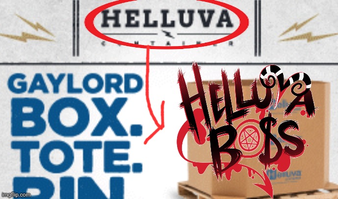 Found a name soundalike of Helluva Boss | image tagged in helluva boss,memes,ads,name soundalikes | made w/ Imgflip meme maker