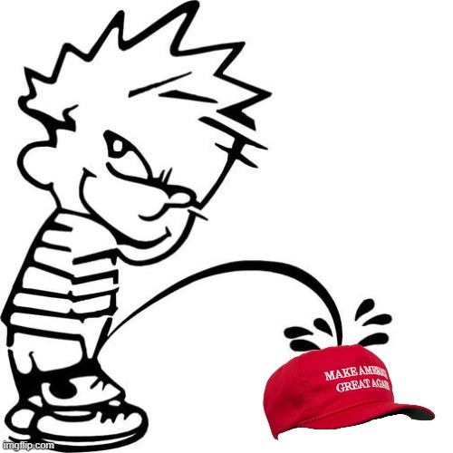 Calvin Peeing | image tagged in calvin peeing | made w/ Imgflip meme maker