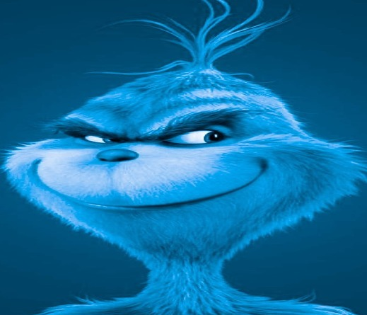 Blue Grinch Blank Meme Template