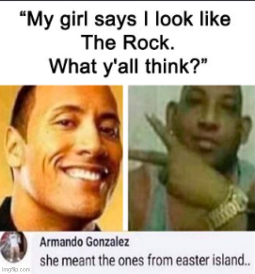 ? | image tagged in funny,memes,the rock | made w/ Imgflip meme maker