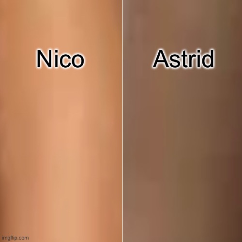 Astrid; Nico | made w/ Imgflip meme maker