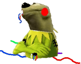 High Quality withered figure kermert Blank Meme Template