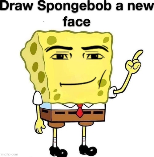 roblox | image tagged in draw spongebob a new face | made w/ Imgflip meme maker