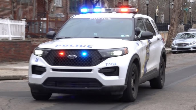 police car responding Blank Meme Template