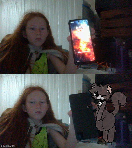 New phone :3 (That0nenote: spitfire seems happy about it!) | image tagged in yay | made w/ Imgflip meme maker