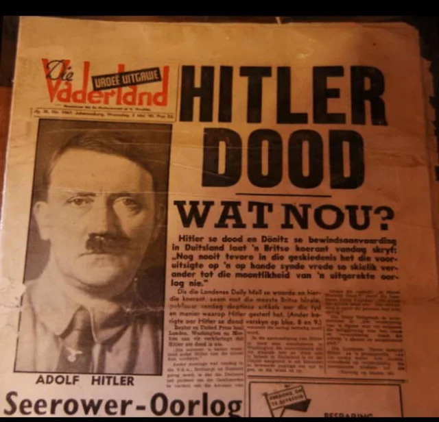 Hitler dood Blank Meme Template