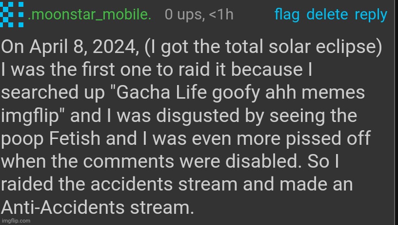 I was the first one to raid the accidents stream. | image tagged in accidents,history | made w/ Imgflip meme maker