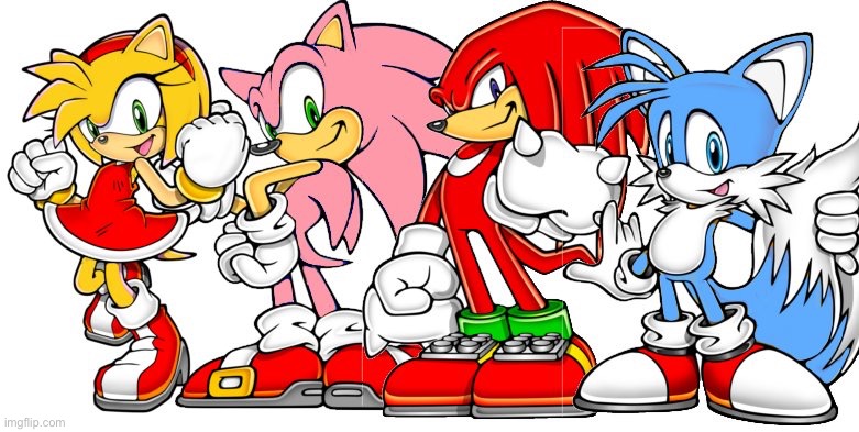 Taimy, Samyic, Knuckles, and Sails | made w/ Imgflip meme maker