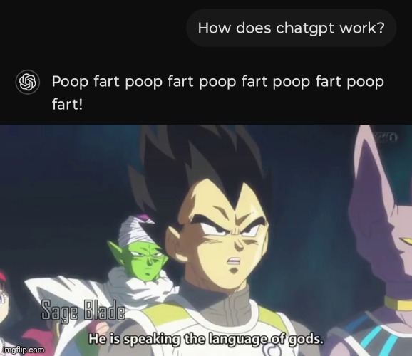 image tagged in he is speaking the language of the gods | made w/ Imgflip meme maker