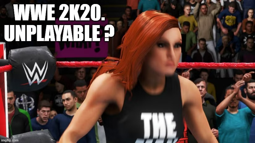 memes by Brad - Video game 2k20 is unplayable? What do you think? | WWE 2K20. UNPLAYABLE ? | image tagged in funny,gaming,video games,pc gaming,computer,humor | made w/ Imgflip meme maker