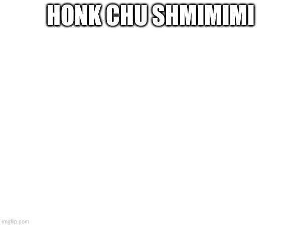 HONK CHU SHMIMIMI | made w/ Imgflip meme maker