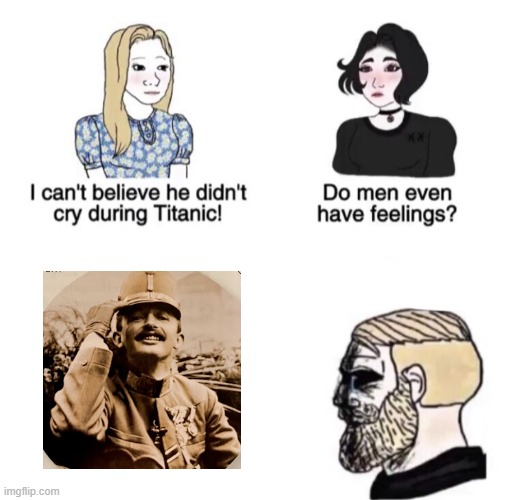 If only... | image tagged in chad crying,history | made w/ Imgflip meme maker