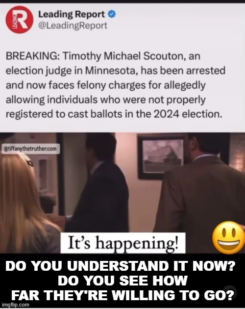 Pay close attention to Minnesota for the next week or two... | DO YOU UNDERSTAND IT NOW? 
DO YOU SEE HOW FAR THEY'RE WILLING TO GO? | image tagged in memes,election fraud,minnesota | made w/ Imgflip meme maker