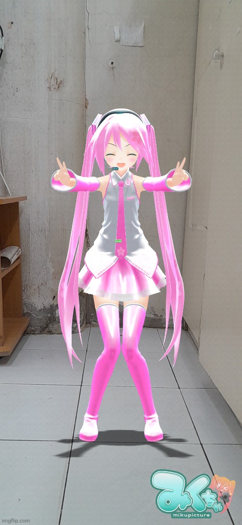 Miku at my floor | image tagged in pictures,miku,hatsune miku | made w/ Imgflip meme maker