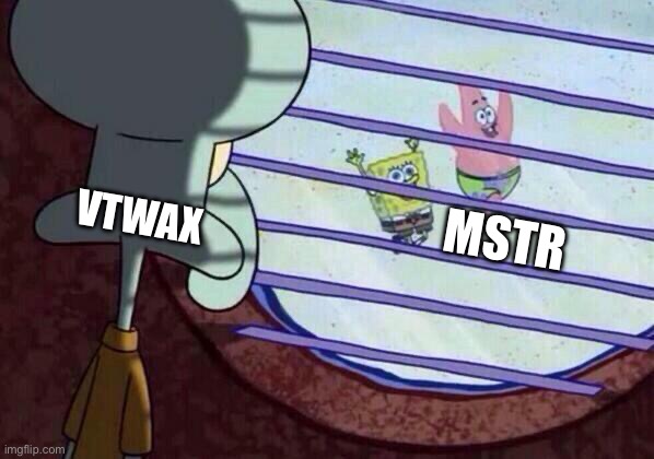 Squidward window | VTWAX; MSTR | image tagged in squidward window | made w/ Imgflip meme maker